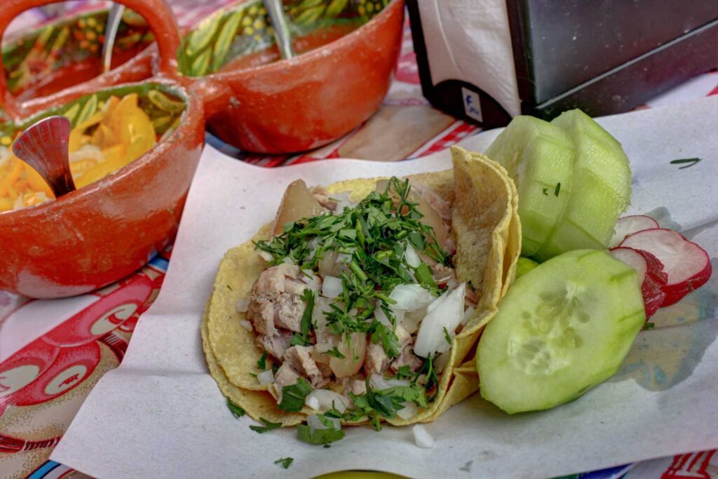 Comida típica de Tochimilco Puebla