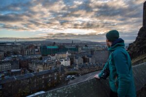 Vista desde el castillo de Edimburgo