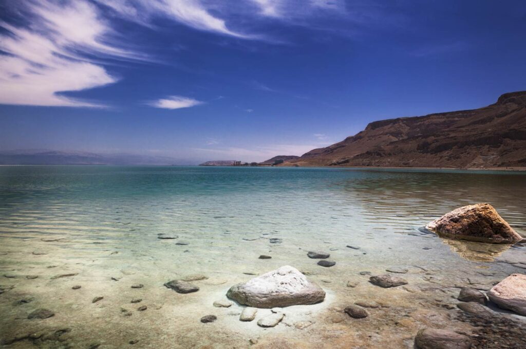 Panorama del mar Muerto